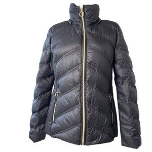 Michael Kors Packable Down Fill Black Puffer Coat